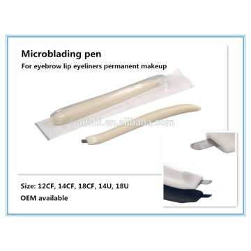 Disposable Manual Tattoo Eyebrow Pen for Eyebrow Tattoo Makeup